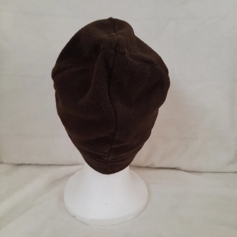 Carhartt chocolate brown fleece beanie hat